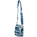 Waves Ocean Sea Pattern Water Tsunami Rough Seas Shoulder Strap Belt Bag View2