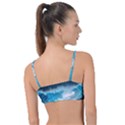 Thunderstorm Storm Tsunami Waves Ocean Sea Knot Up Bikini Top View2