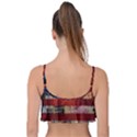 Usa Flag United States Frill Bikini Top View2