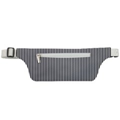 Stripe Line Pattern Black Lines Active Waist Bag