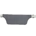Stripe Line Pattern Black Lines Active Waist Bag View2