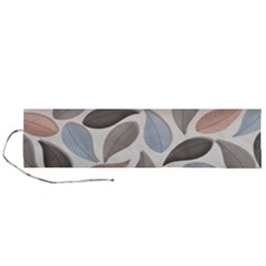Leaves Pastel Background Nature Roll Up Canvas Pencil Holder (l)