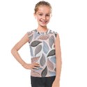 Leaves Pastel Background Nature Kids  Mesh Tank Top View1