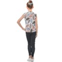 Leaves Pastel Background Nature Kids  Mesh Tank Top View2
