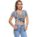 Building Sea Architecture Marina Short Sleeve Foldover Tee View1