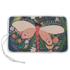 Bug Nature Flower Dragonfly Pen Storage Case (s) by Ravend