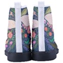 Bug Nature Flower Dragonfly Kid s High-Top Canvas Sneakers View4