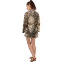 Cyborg Robot Future Drawing Poster Long Sleeve Kimono View2