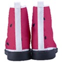 Minimalist Summer Watermelon Wallpaper Men s High-Top Canvas Sneakers View4