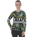 Stay Focused Focus Success Inspiration Motivational Women s Long Sleeve Raglan Tee View1
