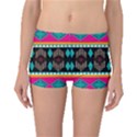 Abstract Art Pattern Design Vintage Boyleg Bikini Bottoms View1