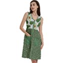 avocado pattern Sleeveless Dress With Pocket View3