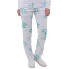 Summer Beach Seamless Pattern Women s Casual Pants