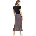Dark digital Wood like Maxi Fishtail Chiffon Skirt View2