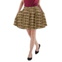 Brown Digital Straw - Country Side A-Line Pocket Skirt View1
