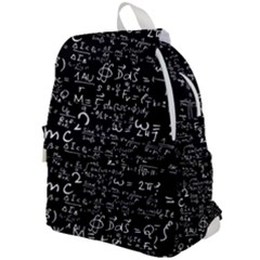 E=mc2 Text Science Albert Einstein Formula Mathematics Physics Top Flap Backpack by uniart180623