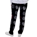Black And Multicolored Polka Dot Artwork Digital Art Women s Casual Pants View2