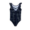 Black Background With Text Overlay Mathematics Trigonometry Kids  Frill Swimsuit View2
