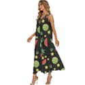 Watermelon Berries Patterns Pattern V-Neck Sleeveless Loose Fit Overalls View2