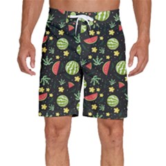 Watermelon Berries Patterns Pattern Men s Beach Shorts