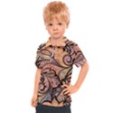 Colorful Paisley Background Artwork Paisley Patterns Kids  Polo Tee View1