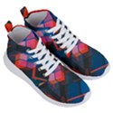 Minimalist Abstract Shaping Abstract Digital Art Minimalism Women s Lightweight High Top Sneakers View3