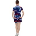 Wave Of Abstract Colors Women s Tee and Shorts Set View2