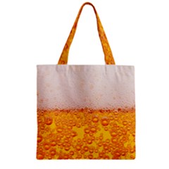 Beer Texture Drinks Texture Zipper Grocery Tote Bag by uniart180623