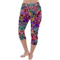 Flower Patterns Abstract Pattern Digital Art Lightweight Velour Capri Yoga Leggings View4