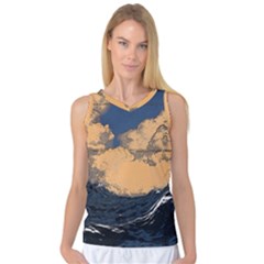 Waves Aesthetic Ocean Retro Sea Vintage Women s Basketball Tank Top