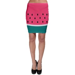 Watermelon Fruit Pattern Bodycon Skirt