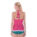 Watermelon Fruit Pattern Boyleg Halter Swimsuit  View2