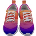 Sunset Summer Time Kids Athletic Shoes View1