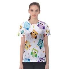 Owl Bird Women s Sport Mesh Tee