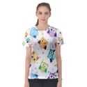 Owl Bird Women s Sport Mesh Tee View1