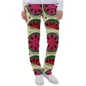 Watermelon Pattern Slices Fruit Women s Casual Pants View1