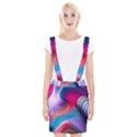 Colorful 3d Waves Creative Wave Waves Wavy Background Texture Braces Suspender Skirt View1