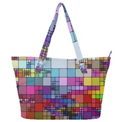 To Dye Abstract Visualization Full Print Shoulder Bag
