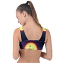 High Speed Waterdrop Drops Water Front Tie Bikini Top View2