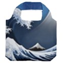 The Great Wave Off Kanagawa Premium Foldable Grocery Recycle Bag View2