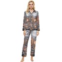 Breathe In Nature Background Womens  Long Sleeve Velvet Pocket Pajamas Set View1