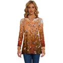 Late Afternoon Long Sleeve Drawstring Hooded Top View1