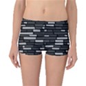 Black and grey Wall Boyleg Bikini Bottoms View1