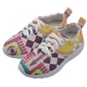 Abstract Shapes Colors Gradient Kids Athletic Shoes View2