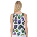 Leaves Watercolor Ornamental Decorative Design Women s Basketball Tank Top View2