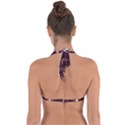 Rosette Kaleidoscope Mosaic Abstract Background Halter Neck Bikini Top View2