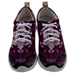 Rosette Kaleidoscope Mosaic Abstract Background Art Mens Athletic Shoes