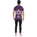 Rosette Kaleidoscope Mosaic Abstract Background Art Men s Short Sleeve Cycling Jersey View4