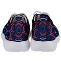 Mandala Orange Navy Kids  Lightweight Sports Shoes View4