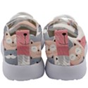 Cute Seamless Pattern With Cats Kids Athletic Shoes View4